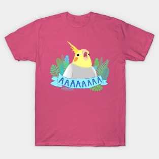 screaming cockatiel doodle T-Shirt